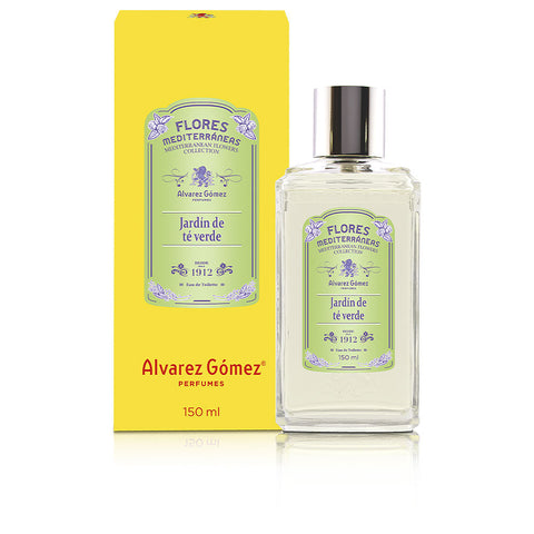 FLORES MEDITERRANEAS jardin té verde eau de toilette spray 150 ml-0