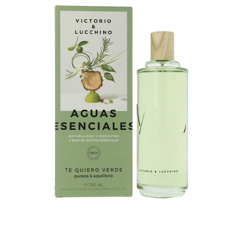 AGUAS ESENCIALES V&L TE QUIERO VERDE eau de toilette spray 250 ml-0